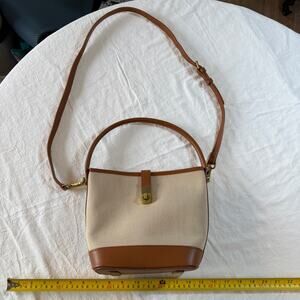 Canvas Bucket Crossbody Bags for Women Top-Handle Handbags with organizer